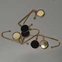 Christmas Mantle Stocking Holders Set Of 6 - Upgrade Non-Slip Fireplace Hangers, Lightweight Metal Hooks for Christmas Party Decoration (Gold)