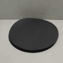 100 Pieces Black Paper Place Mats Black Round Disposable Table Mats Decorative Placemats for Wedding Bridal Shower Black Birthday Party Dining Decor