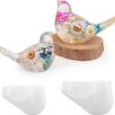 2PCS Bird Silicone Molds, 3D Bird Epoxy Resin Molds, Cute Animal Resin Casting Concrete Mold Unique Display Mold DIY Art Crafts Wall Hanging Halloween Christmas Home Decoration