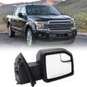 Right Passenger Side Door Mirror with Blind Spot Glass Assembly Fits 2015-2020 Ford F150 With Turn Signal Light Power Heated (6Pins) Replaces: FL3Z17682CB (6 Pins)