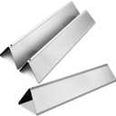 Flavorizer Bar Replacement for Weber Spirit I & II 200 Series, Spirit E210, S210, E220, S-220, 7635 Stainless Steel Grill Heat Plate,4 Pack 17 inch (Front Control Panels)