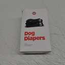 Pet Parents Washable Dog Diapers (3pack) + Extendrs of Durable Doggie Diapers, Premium Dog Diapers Female & Male (Small, Black)