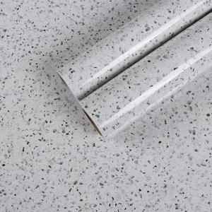 CHICHOME 236 X 30 Inch White Granite Contact Paper for Countertops Peel and Stick Terrazzo Contact Paper Self Adhesive Removable Marble Contact Paper Waterproof Vinyl for Cabinet Countertop Furniture