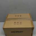 SHOPDAY 5 Oz-Plastic-Dessert-Cups: 200 Pack Square-Clear-Parfait-Cup-with-Spoons, Appetizer-Cup Small-Plastic-Mini-Shooter-Cups for Party Yogurt Mousse