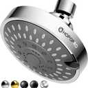 HOPOPRO 5-Mode High Pressure Shower Head - The Washington Post, NBC News, Today TV Show Recommended - High Flow Fixed Showerheads (4 Inch Chrome)