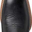 Julyrose Cowboy Boots for Men Square Toe Mens Western Boots Slip On Casual Retro Boots, Size: 12