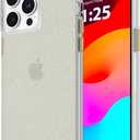 Case-Mate iPhone 15 Pro Case - Sheer Crystal Champagne Gold [12FT Drop Protection] [Wireless Charging Compatible] Luxury Cover w/Cute Bling Sparkle for iPhone 15 Pro 6.1", Anti-Scratch Tech, Slim