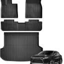 Floor Mats & Trunk Liner for Lexus RX RX350/RX450h 2016-2022 (Not for RXL) - Custom Fit TPE All Weather Car Accessories