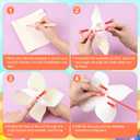 50pcs DIY Paper Pinwheels for Kids, Paper Pinwheels Bulk Blank Plastic Windmills Pinwheel Crafts for Kids Home Fun Graffiti Summer Activities Group Daycare School