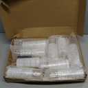 Flickering Flameless LED Candles, 9 Pcs with Embedded Star String, Acrylic LED Pillar Candles with Remote, Suitable for Home Decoration (White)