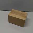 La Vane 5 inch Solid Wood Furniture Legs (12cm) - Walnut Finish Tapered Replacement Feet with 5/16 inch Thread & Mounting Plates - Set of 4 for Sofa, Couch, Cabinet, Ottoman