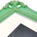 SIMON'S SHOP 11x14 Picture Frame in Light Green with Gold Accents, Vintage Picture Frames 11x14 with Mat for 8x10 Image, Gallery Wall and Tabletop Display Poster Frame