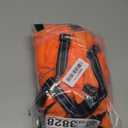 Lelepet Dog Winter Coat Waterproof Dog Jacket with Harness Built in Windproof Reflective Pet Coats for Small Medium Large Dogs, Thermal Fleece Lined Coats for Cold Weather Walking Hiking, Orange, M