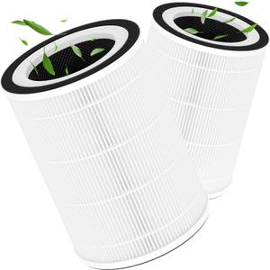 2 Packs Kilo H13 True HEPA Replacement Filter Compatible with Afloia Kilo, KILOPLUS, Kilo PRO, MIRO, MIRO PRO and MORENTO MR-Kilo, Kalo Air Cleaner Purifier, 360 3-Stage Filtration System