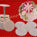 White Mooncake Moon Cake Molds , Traditional, Cookie Cutter Molds 125g