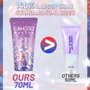 Flag Hexagon Glitter Gel, Red White Blue Hex and White Star