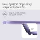 Microsoft Surface Pro Keyboard and Slim Pen 2 Bundle for Surface Pro 12" Device, Alcantara Material, Violet