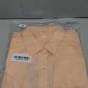 CUNLIN Womens Cotton Button Down Shirts for Women Fitted Long Sleeve Formal Dress Shirt Work Blouses Tops (Medium, Apricot)