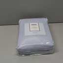 Nestl Ice Blue Extra Deep Pocket King Fitted Sheet Only, Hotel Luxury King Size Fitted Sheets Easily Fits 18 to 24 Inch Mattress, Super Soft, Wrinkle-Free, and Breathable Sheets with Corner Straps