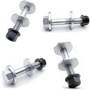 4 Set Eccentric Alignment Camber Bolts Compatible with Hyundai KIA Sportage Optima Cadenza 2011-2016 No.546403R000 Suspension Control Arm Cam Adjustment Nut Kit