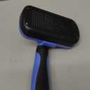 Swihauk Self Cleaning Slicker Brush - Skin Friendly Deshedding Grooming Tool for Dogs & Cats, Suitable for Shedding & Haired Pets, with Pet Supplies Accessories, Blue