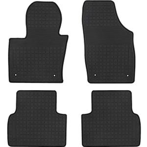Car Floor Mat Rubber Custom Fit for Audi Q3 2015 2016 2017 2018 Full Black Automotive Floor Liners Tapetes All Weather Heavy Duty Odorless