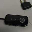 Premium Pro Bluetooth 5.4 Transmitter Receiver,Airplane Audio Adapter,Wireless Transmitter for TV/Travel Flight,Airline,Gym.Compatible with 2 AirPods/Headphones,Bluetooth Receiver for Car/Home Stereo (Black)