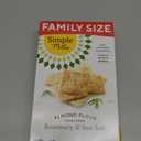 Simple Mills Almond Flour Crackers, Family Size, Rosemary & Sea Salt - Gluten Free, Vegan, Healthy Snacks, 7 Ounce (Pack of 1)