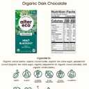 6 x Alter Eco | Dark Chocolate Bars | Pure Dark Cocoa, Fair Trade, Organic, Non-GMO, Gluten Free (Mint Blackout) (EXP 04/17/27)