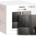 Aqara Smart Lock U100, Fingerprint Keyless Entry Door Lock with Apple Home Key, Touchscreen Keypad, Bluetooth Electronic Deadbolt, IP65 Weatherproof, Supports Apple HomeKit, Alexa, Google, IFTTT, Gray