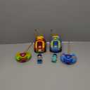 PREXTEX Cartoon Remote Control Car - 2-Pack Police and Race Car Toddler Toys - RC Cars for Kids with Different Frequencies - Easy Remote Control Toy and Thoughtful Gifts for Boys and Girls