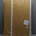 Samstar Large Bulletin Board - 48 x 36 Inches, Decorative Felt Pin Board for Wall - 4' x 3' Cork Board Alternative for Wall, Vision Board Photo Display Board Includes 30 Push Pins - Ginger Yellow