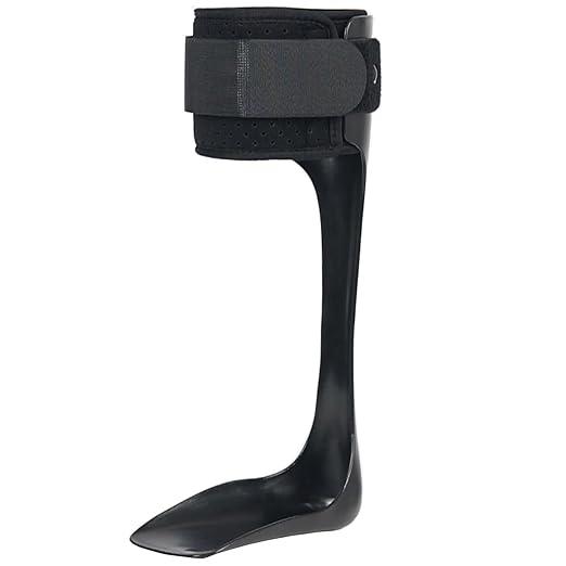 Komzer AFO Drop Foot Brace, Medical Ankle Foot Orthosis, Lightweight Foot Support Stabilizer, Drop Foot Postural Correction Brace for Men and Women (MRight)