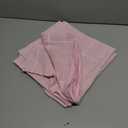 2 Packs Grid Embroidery Throw Pillow Covers, 24x24 Inch Pink, Farmhouse Linen Decorative Pink Cushion Covers for Sofa Bed Living Room Home Decor