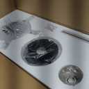 YITAHOME 60 Inch Ceiling Fan with Light and Remote, 5 Blades with Crystal Rod Design, Modern Chandelier Ceiling Fan with Reversible Quiet Motor, Indoor with 3 LED Colors, Nickel