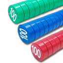 1-100 Magnetic Numbers, Magnets with Number for Dry Erase Boards, Round Number Refrigerator Magnets for Whiteboard in Home and Office (0.8" Diameter, Blue)