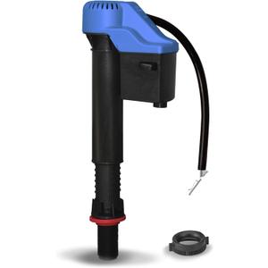 Korky 528T Replacement TOTO Toilet Fill Valve - Fits G-Max and Power Gravity Toilets -Easy to Install -Made in USA, Black