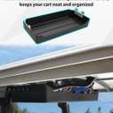 SAUTVS Rear Overhead Storage Tray for Yamaha Drive2 G29 Golf Cart Accessories, Roof Rear Storage Box Ceiling Organizer Tray Compatible with Yamaha Drive2 G29 Standard Factory Golf Cart