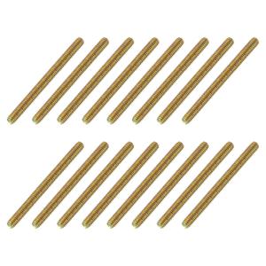uxcell 16 Pack Fully All Threaded Rod 5/16" Thread, 3-3/4" Length, Thread Screw Threaded Rod Screw Sofa Foot Screw Bolt for Chair Furniture Mounting Assembly Fastening
