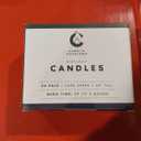 Candle Charisma Citronella Scented Votive Candles - 15 Hour Burn time - Set of 36 for Dinner, Wedding, Halloween and Holiday Decorations, Pack of 30