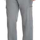 clothin Men's Elastic-Waist Travel Pant Stretchy Lightweight Pant Multi-Pockets Quick Dry Breathable (42W x 32L)