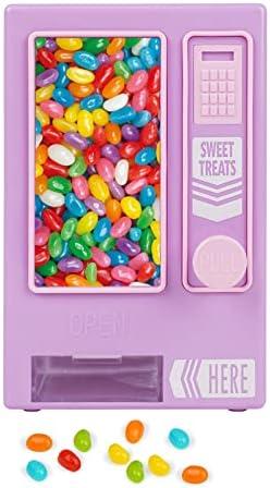 YOBRO Candy Dispenser, Cute Vending Machine for Desktop, Manual Candy Machine, Dispense Mini Candies, Birthday&Christmas Gift for Girls, Gift for Friends Girlfriends (Purple)