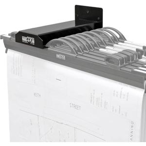 Arnos Hang-A-Plan Wall Mount Blueprint Storage Stand Rack - Hanging Blueprint Holder, Poster Display, Map Rack - Capacity for 10 Hanging Clamps 18", 24, 30 36" to Hold up to 1500 Blueprints