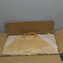 Tobvory Paper Bags With Handles, 50 Pcs Kraft Paper Bags 16x6x12 Inches Brown Bulk, Large Recycled Paper Bag, Shopping/Gift/Retail Bag For Small Business Grocery