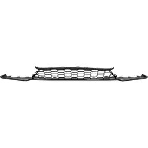 ALMULOO Grill Compatible with 2017-2019 Honda Civic EX EX-L LX Plastic(PP) Front Bumper Grille Gloss Black Replacement for HO1036128 71102TGGA00 W/Hatchback W/o Sport & Tour
