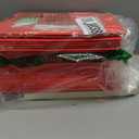 Bakepacker 60pcs Red Cookie Boxes 6x6x3 inches Easy Assemble Macaroon Pastry Boxes Bakery Boxes with Window for Bakery