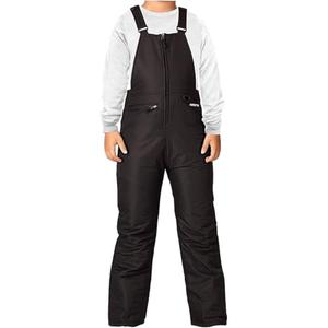 Arctix Kids Insulated Snow Bib Overalls, Black, Small