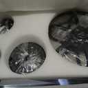 52" Flush Mount Farmhouse Ceiling Fan with Light & Remote Control