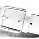 Mizuno Classic Elastic Baseball/Softball Belt | Youth and Adult (White)
