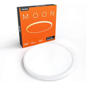TALOYA Led Flush Mount Ceiling Light, 5000K 12 Inch Daylight White Surface Mounted Lighting Fixture for Bedroom Garage Low Ceilings Areas, ETL Listed